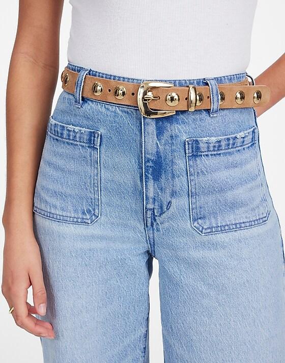 Madewell Studded Western Belt Cumin
