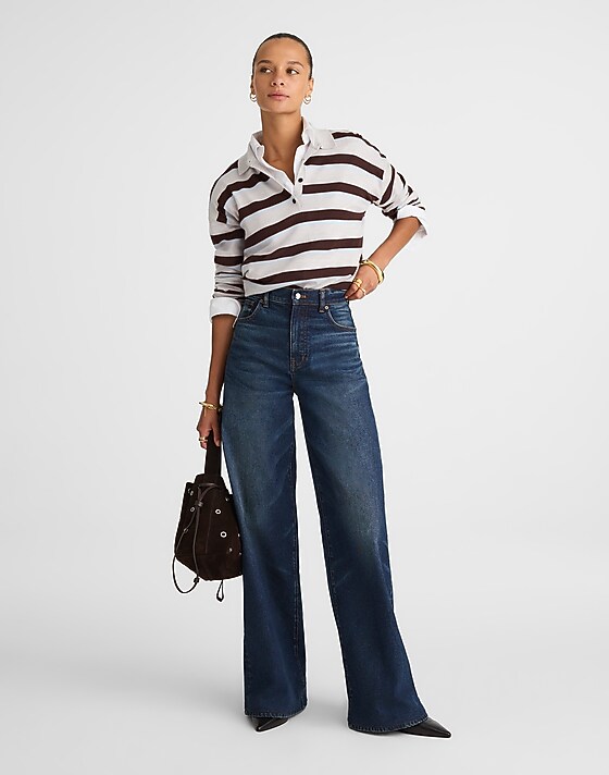madewell Superwide-Leg Jeans kipton wash