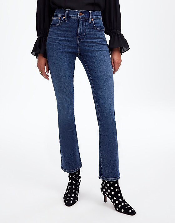 Madewell Tall Kick Out Crop Jeans Lenoir Wash