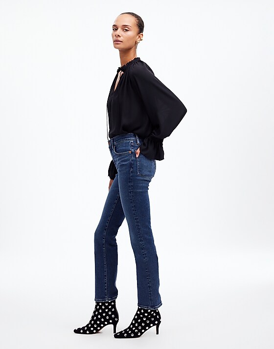 Madewell Tall Kick Out Crop Jeans Lenoir Wash