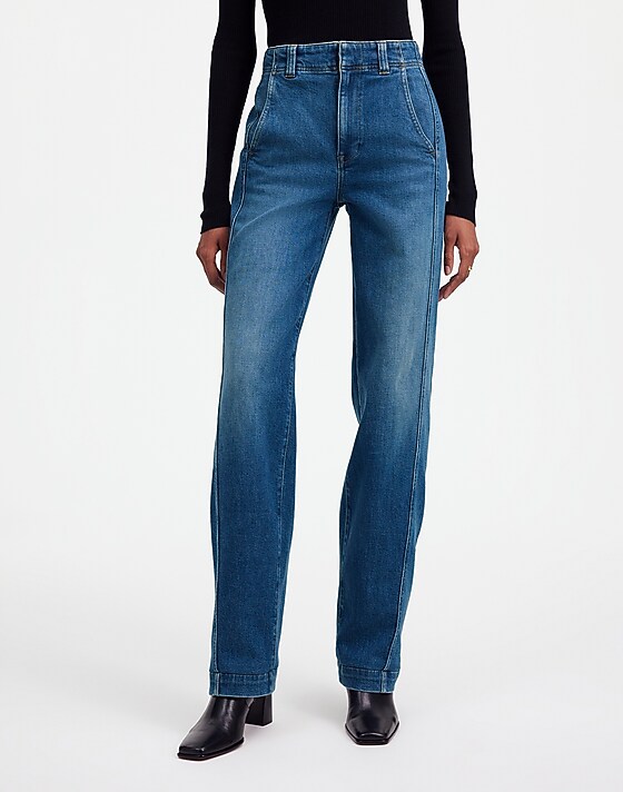 Madewell Tapered Denim Trousers Calvert Wash
