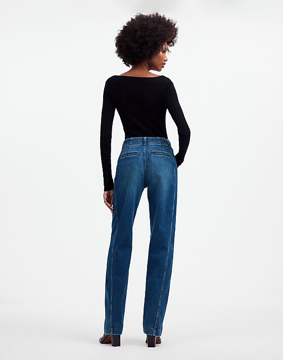 Madewell Tapered Denim Trousers Calvert Wash