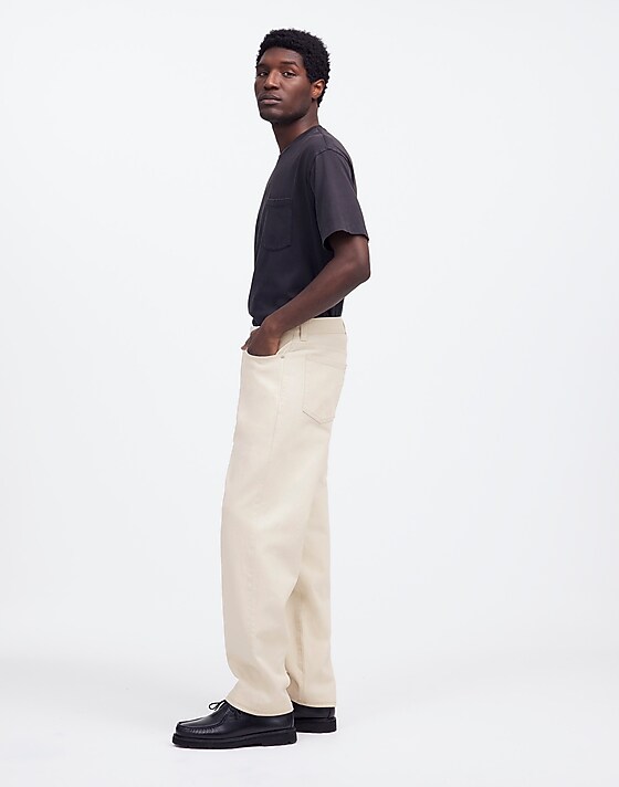 Madewell The 1991 Loose Straight Jean Ecru Wash