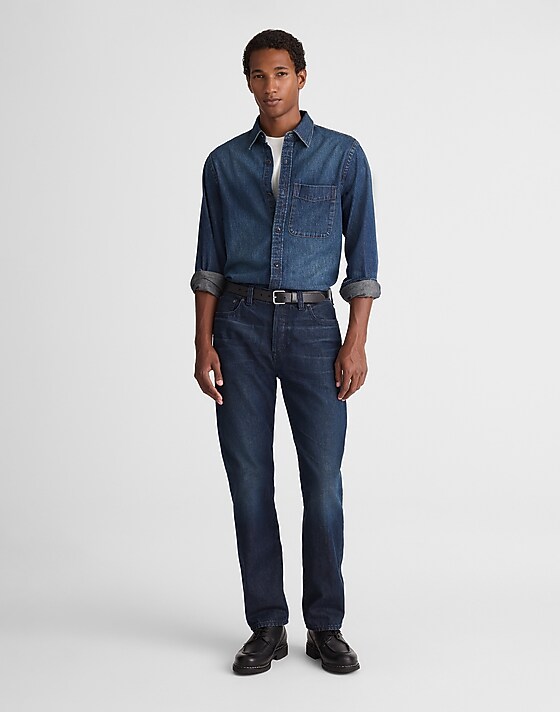 madewell The 1991 Straight-Leg Jean beatty wash