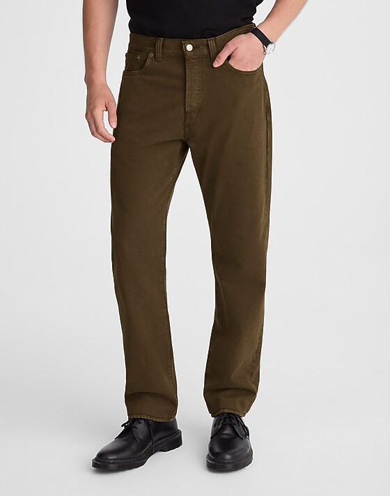 Madewell The 1991 Straight-Leg Jean Dark Mocha