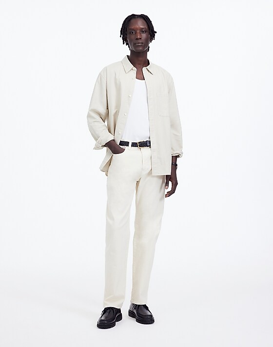 madewell The 1991 Straight-Leg Jean ecru wash