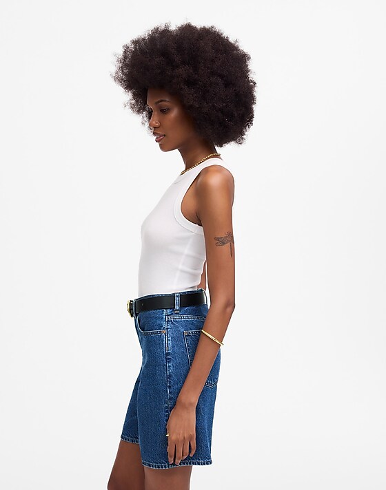 Madewell The 1997 Denim Bermuda Short Dowe Wash