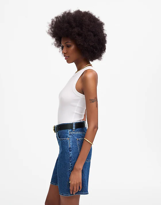 Madewell The 1997 Denim Bermuda Short Dowe Wash