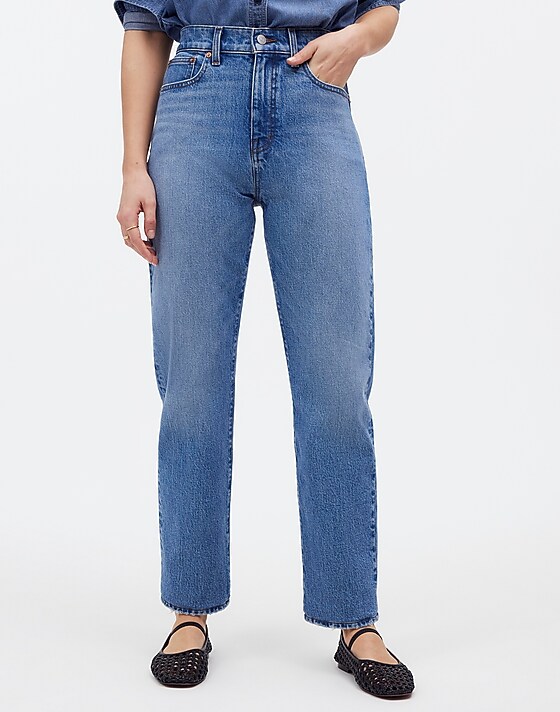 Madewell The '90s Straight Crop Jean Hazeldell Wash