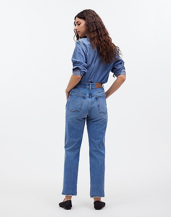 Madewell The '90s Straight Crop Jean Hazeldell Wash