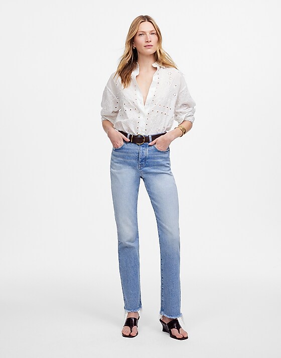 madewell The '90s Straight Jean hallstead wash