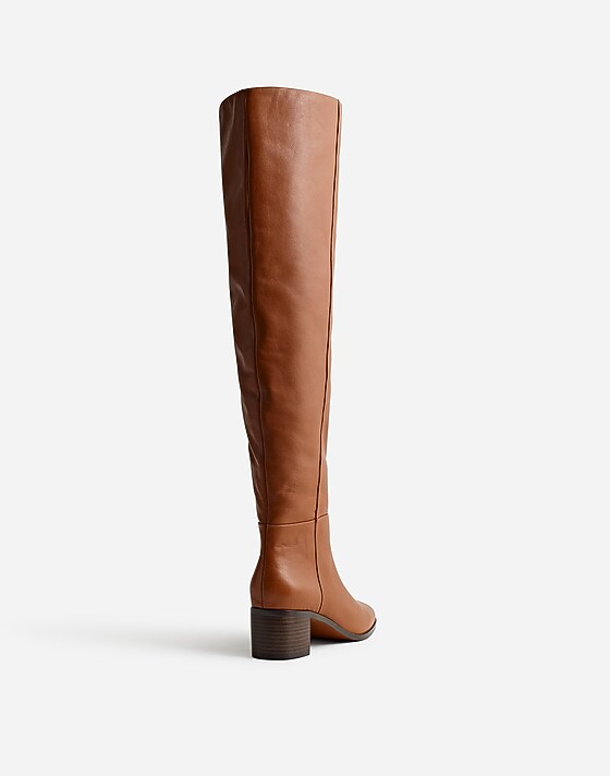 Madewell The Adaline Over-the-Knee Boot Hazelnut