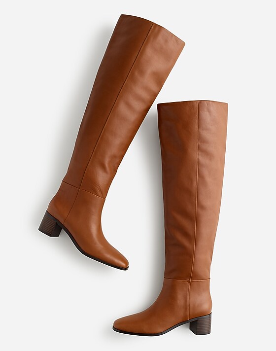 madewell The Adaline Over-the-Knee Boot hazelnut