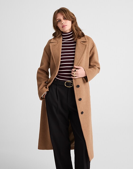 Madewell The Alonzo Coat Camel
