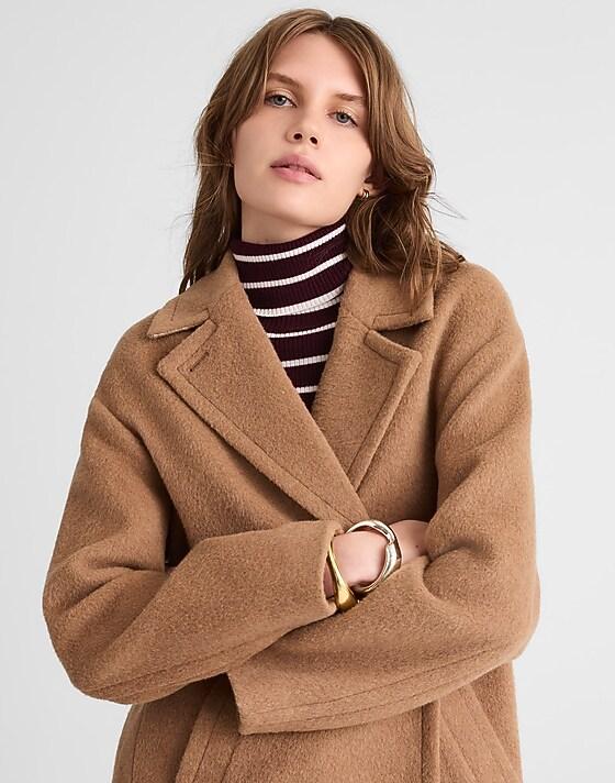 Madewell The Alonzo Coat Camel