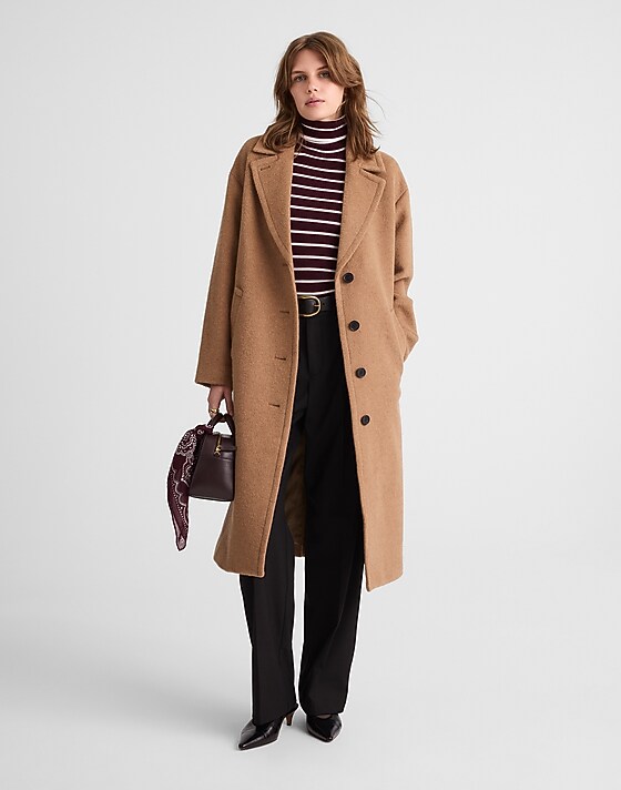 madewell The Alonzo Coat camel