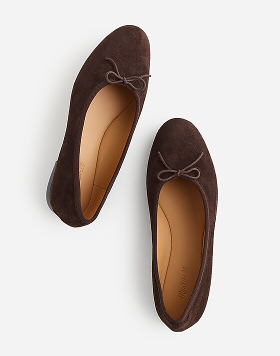 Madewell The April Ballet Flat Dark Carob