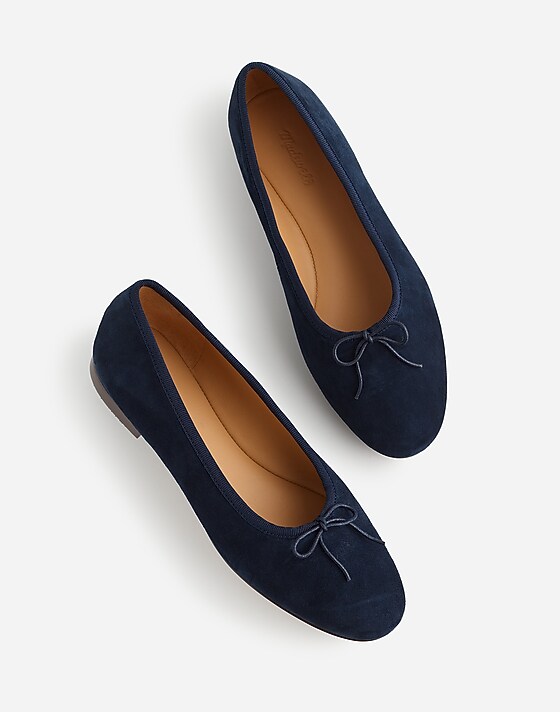 Madewell The April Ballet Flat Deep Indigo