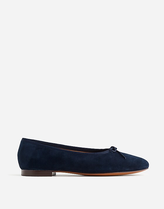 madewell The April Ballet Flat deep indigo