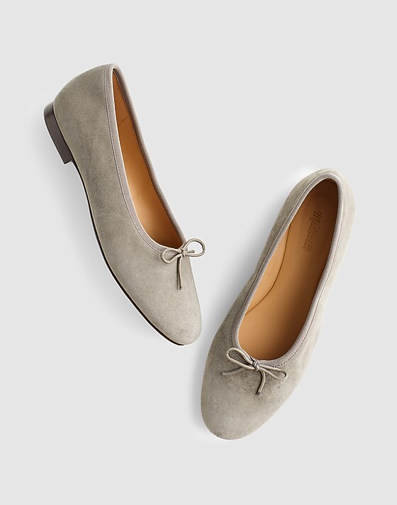 Madewell The April Ballet Flat Pewter