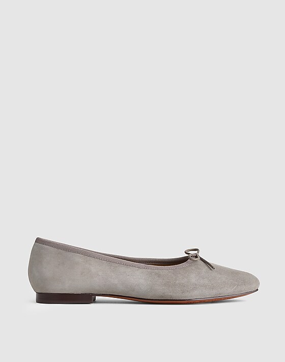 madewell The April Ballet Flat pewter