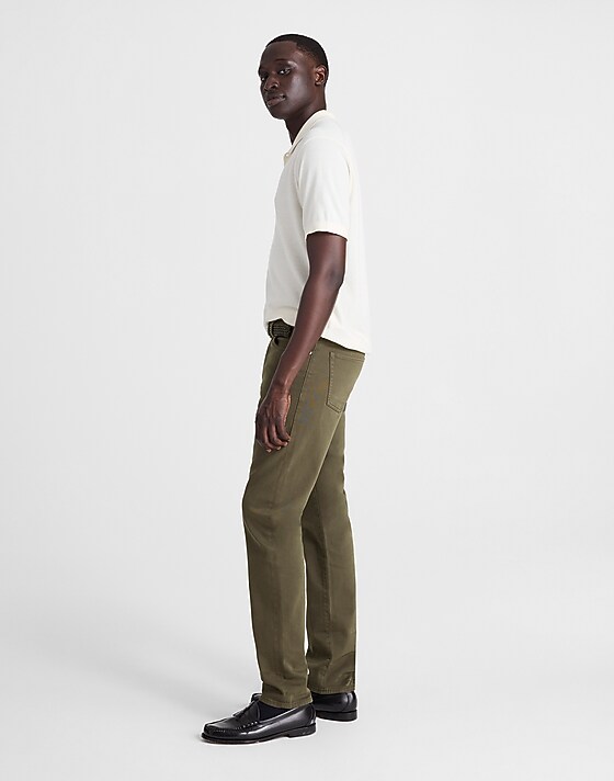 Madewell The Athletic Allday Slim Pant Deep Green