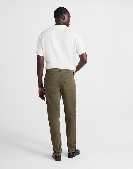 Madewell The Athletic Allday Slim Pant Deep Green