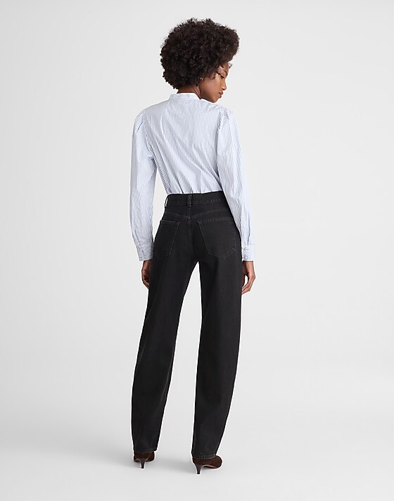 Madewell The Balloon Jean Black Frost