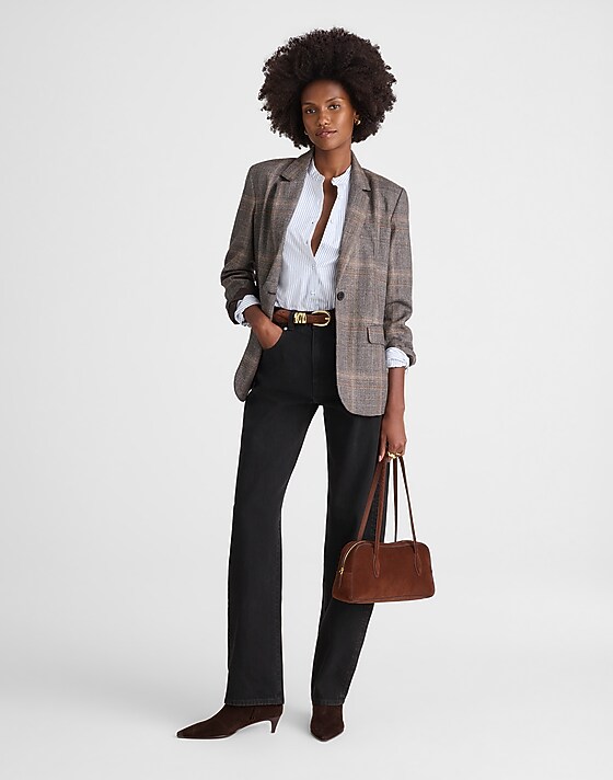 madewell The Balloon Jean black frost