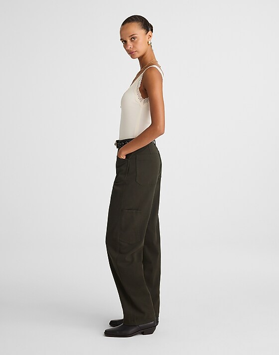 Madewell The Balloon Pant Midnight Olive