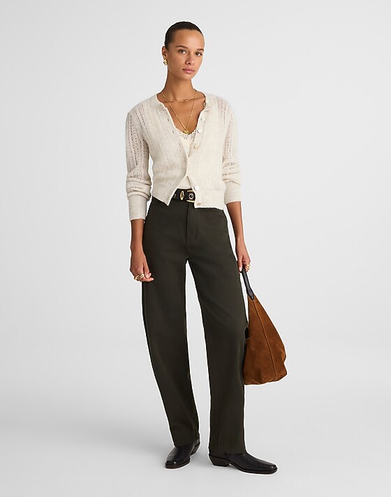 madewell The Balloon Pant midnight olive