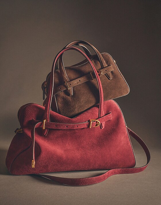 Madewell The Belted Satchel Bag Sangria