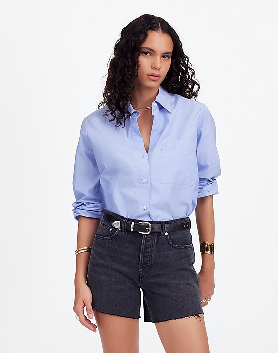 madewell The Brynn Long Short levin wash