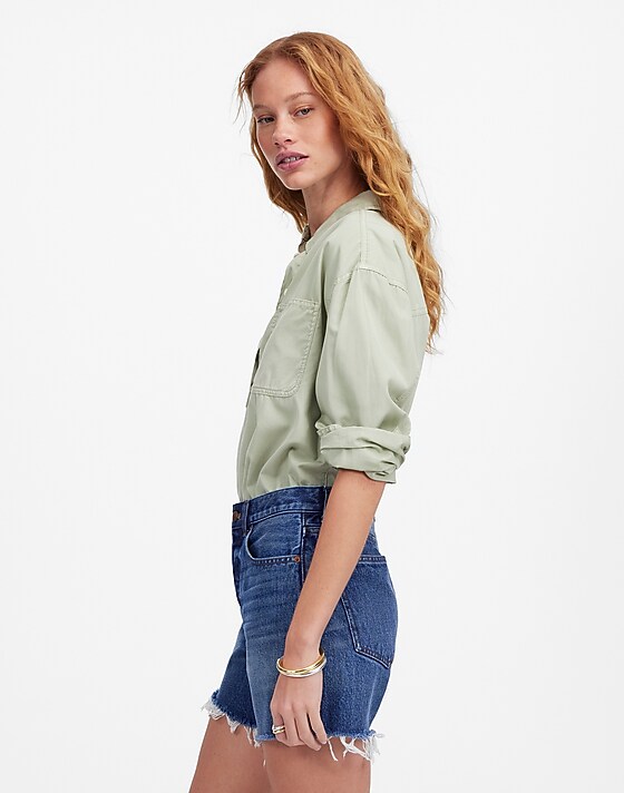 Madewell The Brynn Long Short Polacheck Wash