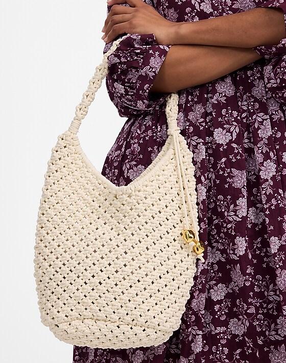 Madewell The Camren Rope Bag Juniper Berry