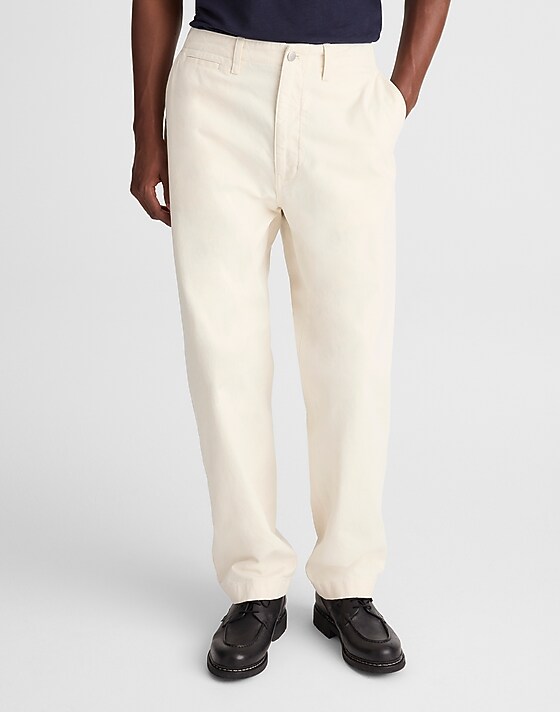 Madewell The Canvas Utility Pant Natural White