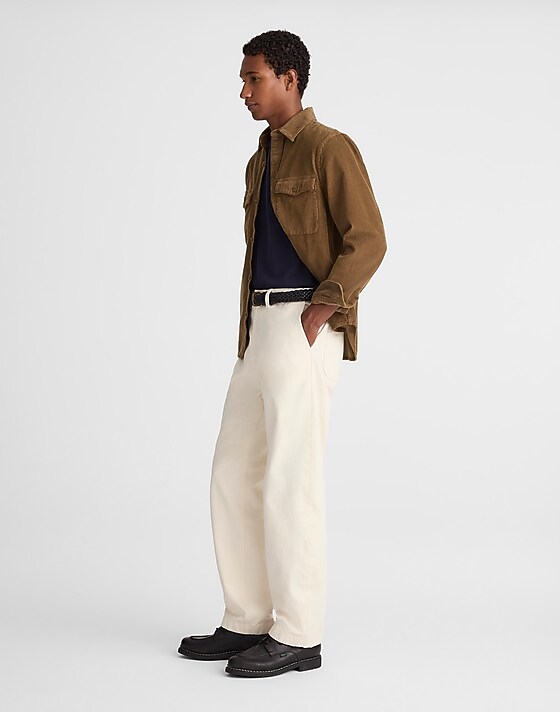 Madewell The Canvas Utility Pant Natural White