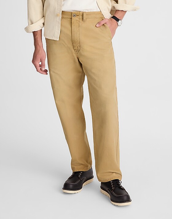 Madewell The Canvas Utility Pant Vintage Khaki