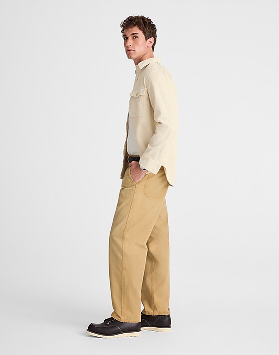 Madewell The Canvas Utility Pant Vintage Khaki
