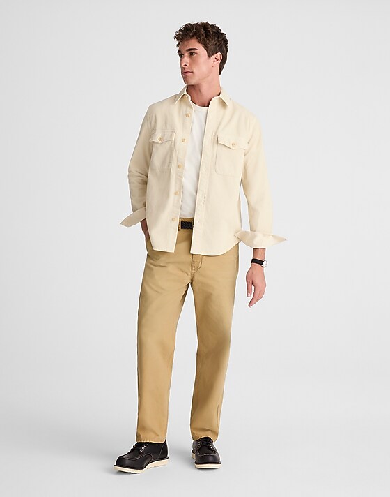 madewell The Canvas Utility Pant vintage khaki