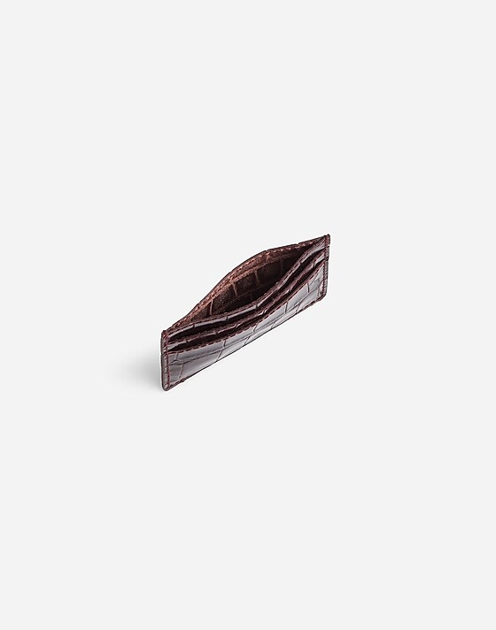 Madewell The Card Case Chocolate Raisin
