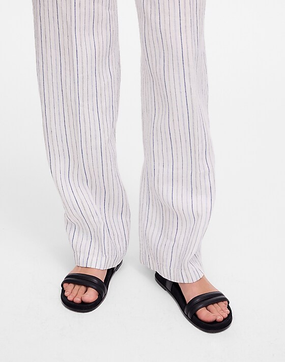 Madewell The Caro Ankle-Wrap Sandals True Black