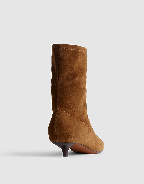 Madewell The Ciel Glove Ankle Boot Warm Chestnut