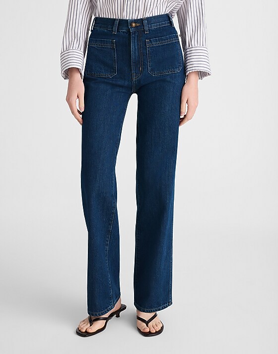 Madewell The Cleo Straight Jean Plumville Wash