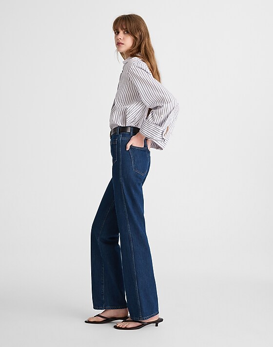 Madewell The Cleo Straight Jean Plumville Wash