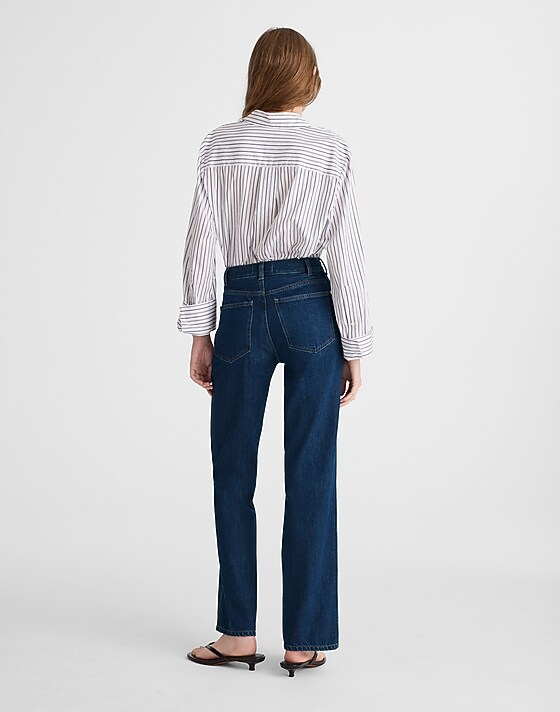 Madewell The Cleo Straight Jean Plumville Wash
