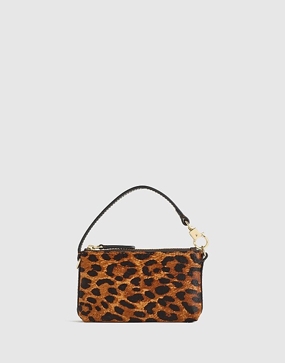 madewell The Clip-Strap Pouch caramel multi