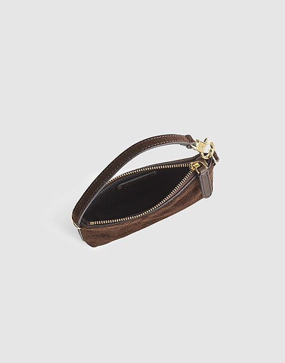 Madewell The Clip-Strap Pouch Dark Carob