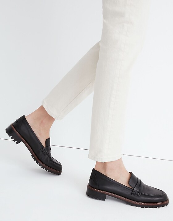 Madewell The Corinne Lugsole Loafer True Black