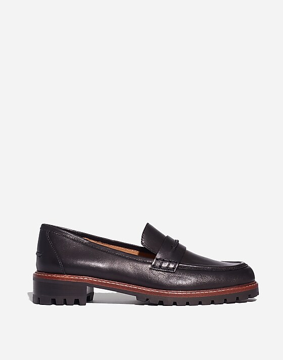 madewell The Corinne Lugsole Loafer true black